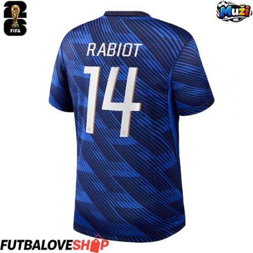 Dres Francúzsko Adrien Rabiot #14 Domáci MS 2026 Krátky Rukáv